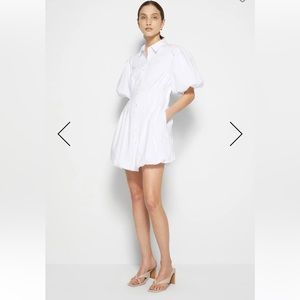 JONATHAN SIMKHAI Cleo Puff-Sleeve Minidress